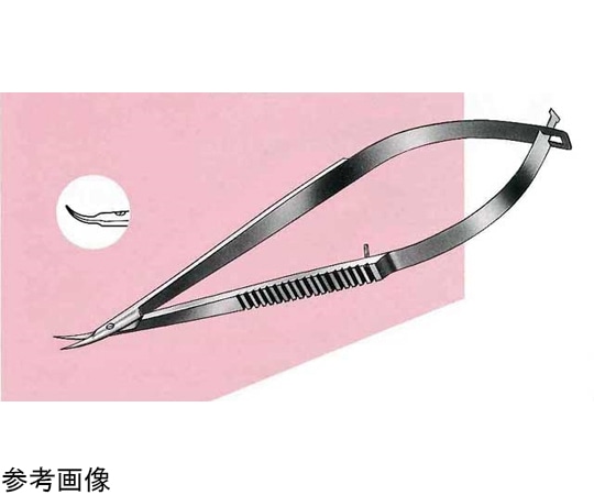 Leprex マイクロ剪刀 反型 108mm LMB-51-7 1個（ご注文単位1個）【直送品】