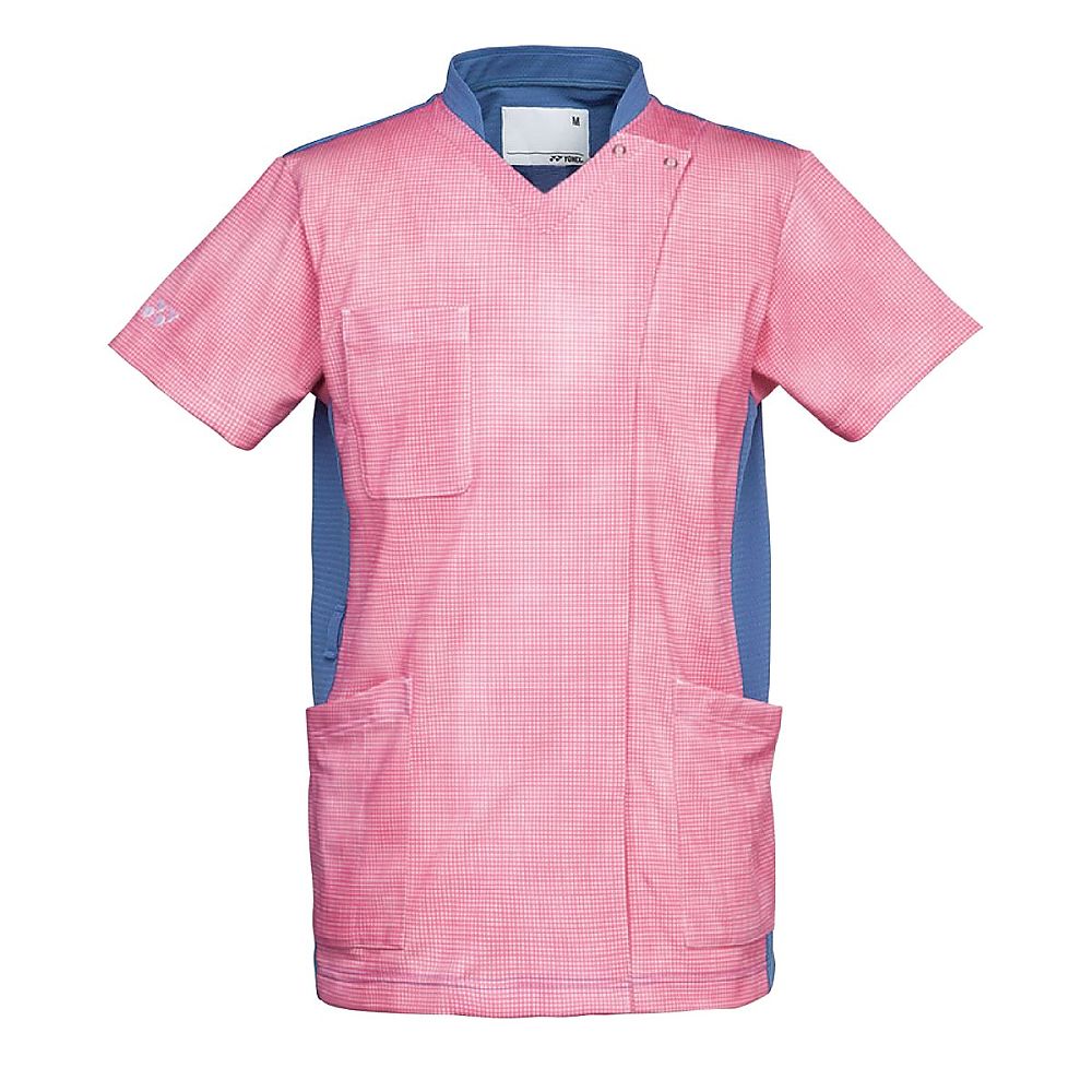 YONEX（トンボ） M前開きスクラブ ピーチ SS（身丈66cm） CY834-12 SS 1枚（ご注文単位1枚）【直送品】