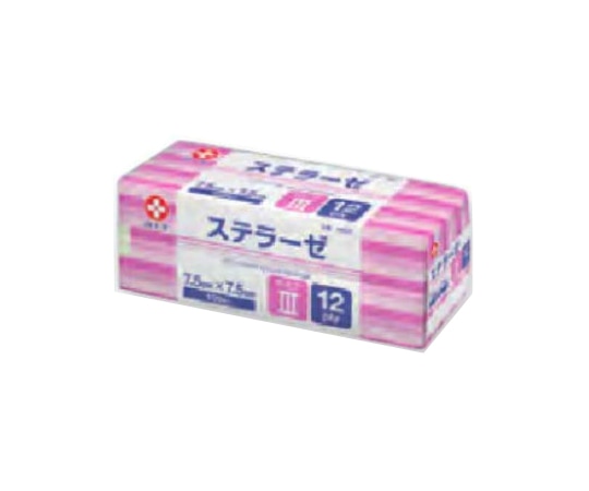 白十字 ステラーゼ III 12 7.5×7.5cm 100枚入 19027 1個(ご注文単位1個)【直送品】