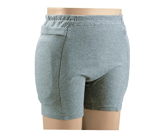 エンゼル（介護用品） ラ・クッションパンツ 男性用 グレー M 3904 男性用 グレー 1個（ご注文単位1個）【直送品】