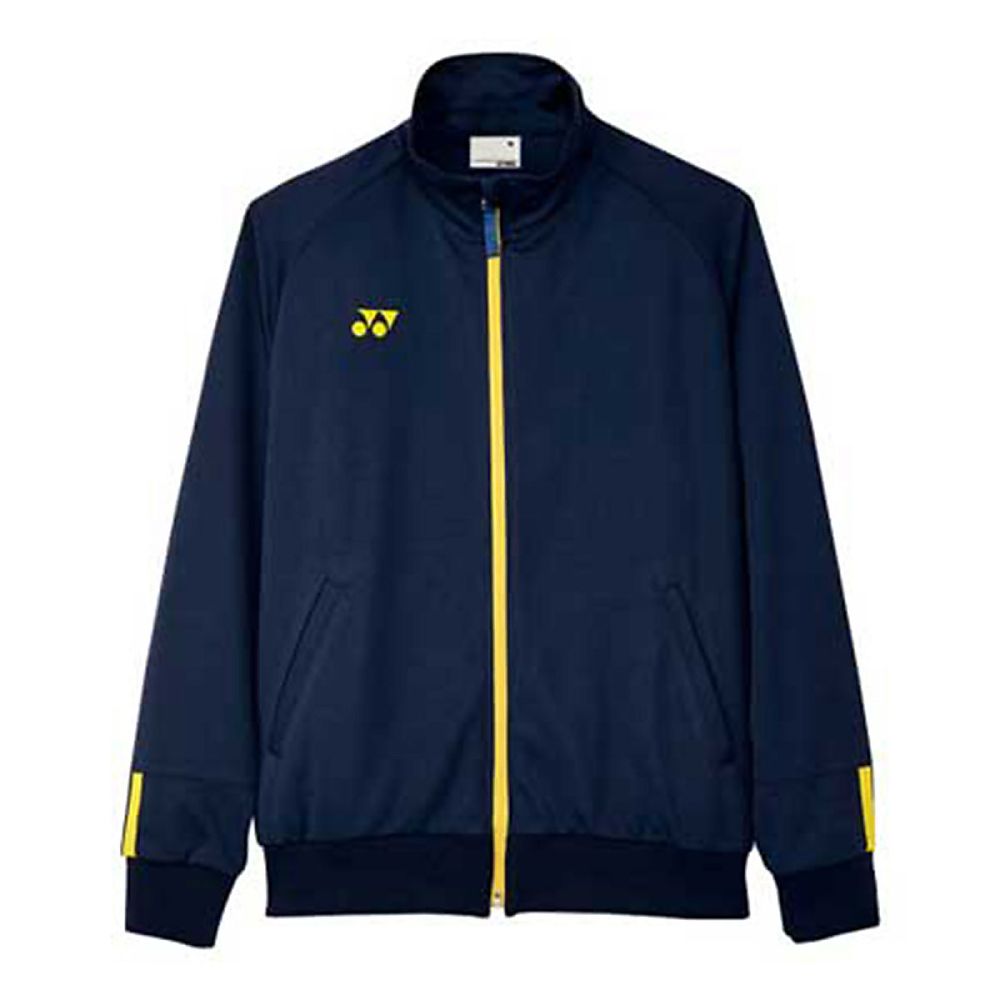 YONEX（トンボ） ケアワークジャケット ネイビー×イエロー 4L（身丈75cm） CY100-33 4L 1枚（ご注文単位1枚）【直送品】