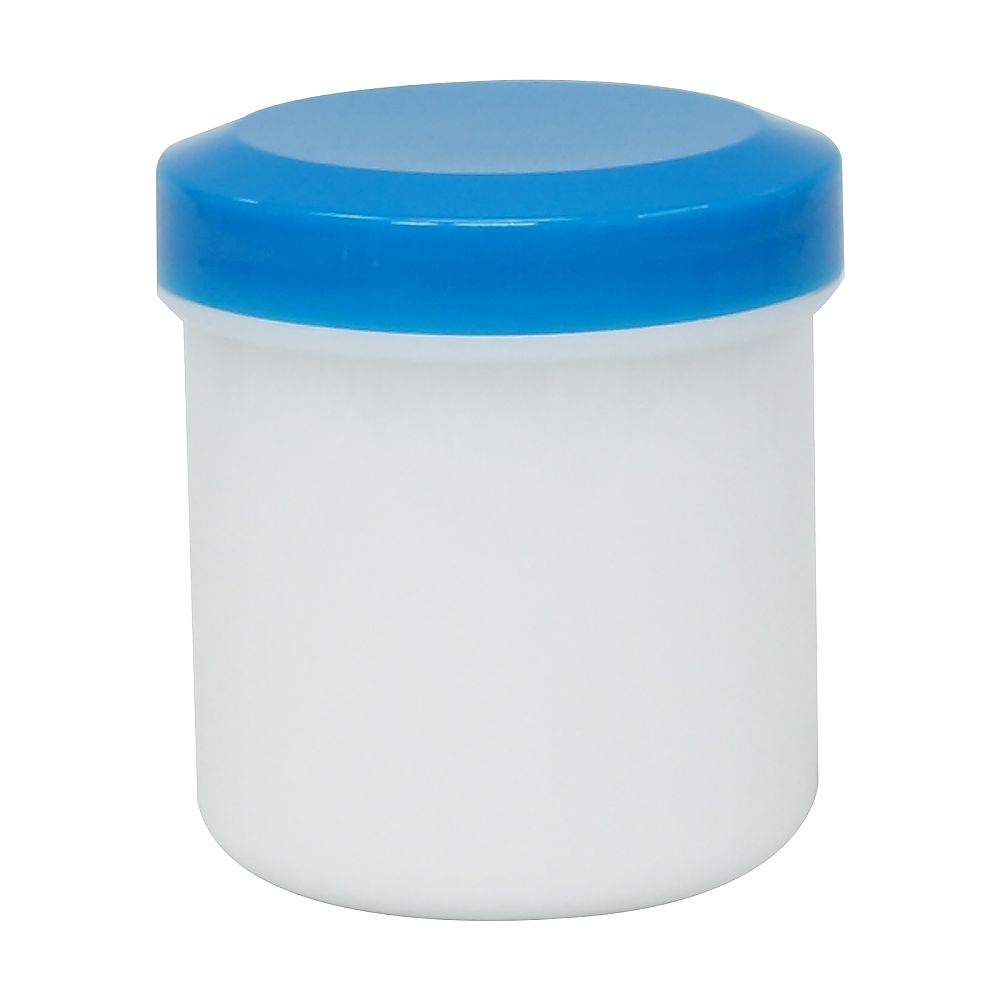 金鵄製作所 軟膏壷(軟膏容器・定量タイプ)50mL 青 90個 10050-803 1箱(ご注文単位1箱)【直送品】