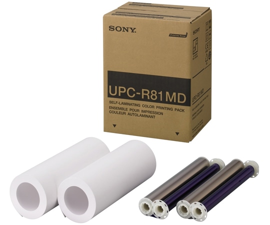 SONY UP-DR80MD用プリント用紙 ラミネートカラープリントパック 1箱(2巻入) UPC-R81MD 1箱(ご注文単位1箱)【直送品】