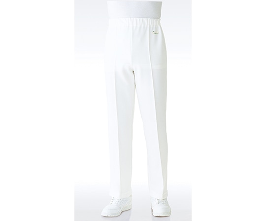 KAZEN 兼用スラックス（ニット） 白 LL 830-10 LL 1枚（ご注文単位1枚）【直送品】