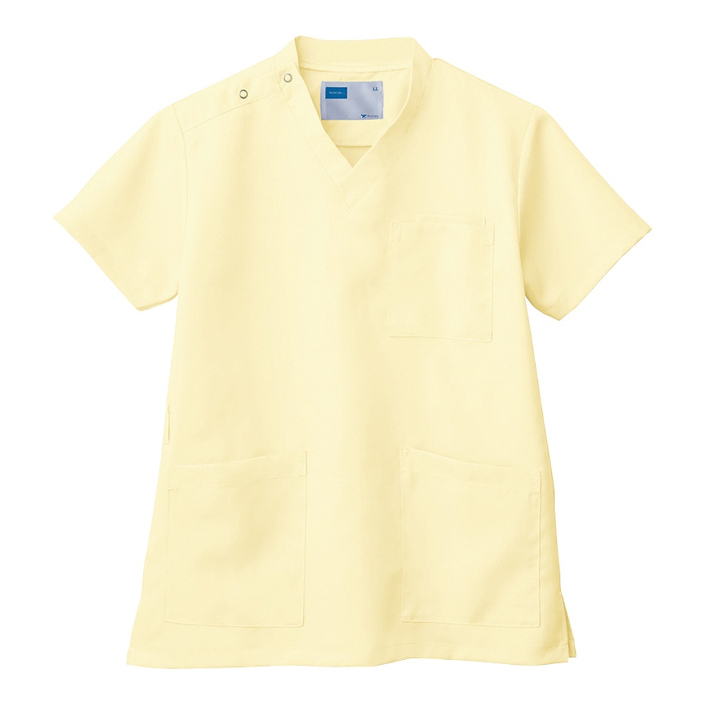 自重堂 スクラブ（男女兼用） レモンイエロー L WH11485C-056 1枚（ご注文単位1枚）【直送品】