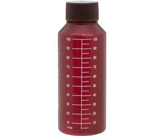 金鵄製作所 NK茶投薬瓶 100mL 白色目盛 ノーマルキャップ（ブラウン:茶） 1箱（200本入） B03A0-000BR 1箱（ご注文単位1箱）【直送品】