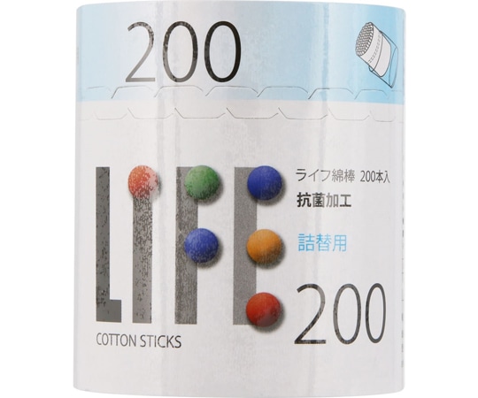 平和メディク ライフ綿棒 詰替用 10個×10箱入 6172 1ケース（ご注文単位1ケース）【直送品】