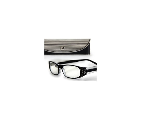 池田レンズ工業 老眼鏡 ブラック 専用ケース付き +3.5 SG-05BK 1個（ご注文単位1個）【直送品】