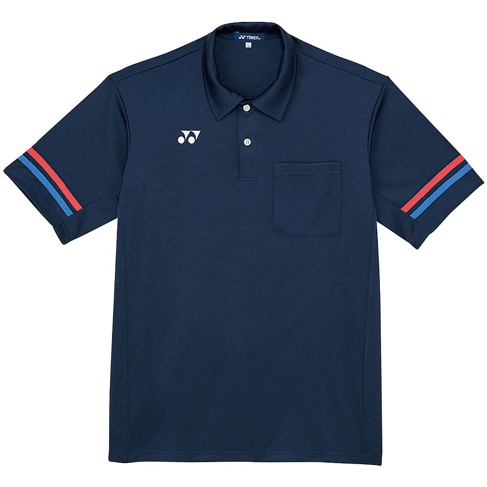 YONEX（トンボ） ニットシャツ ピンク×サックス L（身丈70cm） CY202-11 L 1枚（ご注文単位1枚）【直送品】