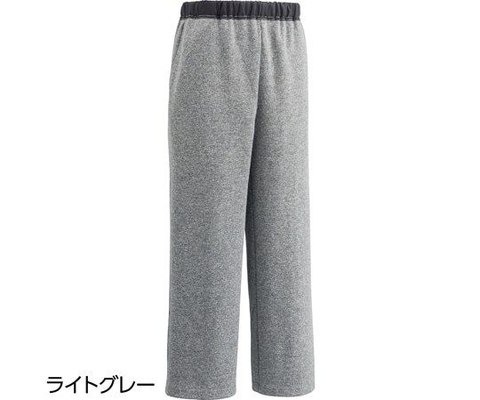 ケアファッション 紳士おしりスルッとニットパンツ ライトグレー L 89593 1枚(ご注文単位1枚)【直送品】