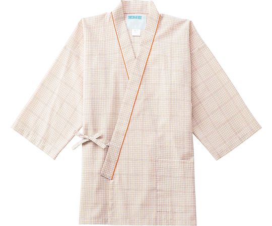KAZEN 患者衣（甚平型） ベージュ L 285-72 L 1枚（ご注文単位1枚）【直送品】