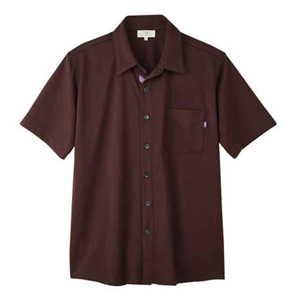KIRAKU（トンボ） ニットシャツ ダークブラウン 4L（身丈80cm） CR159-31 4L 1枚（ご注文単位1枚）【直送品】