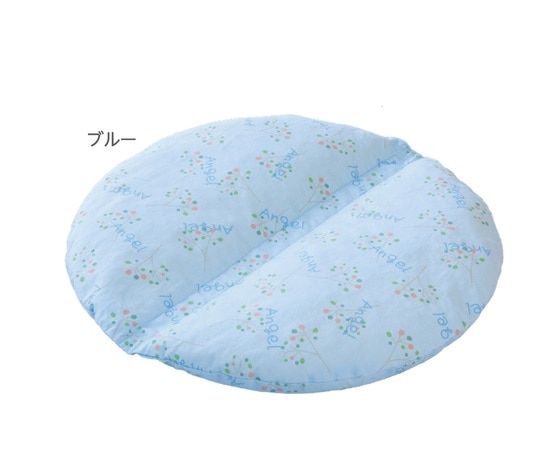 エンゼル（介護用品） 通気ビーズクッション 円型タイプ ブルー 1634 1個（ご注文単位1個）【直送品】