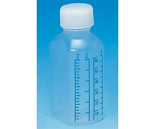 シンリョウ プリント目盛瓶 青目盛 60mL 200本入 107020 1箱（ご注文単位1箱）【直送品】