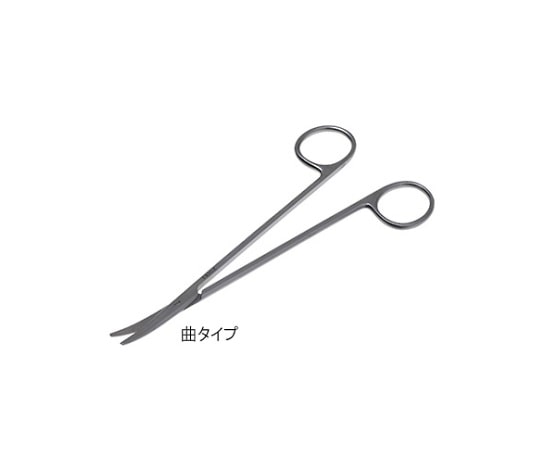 日本フリッツメディコ メッツェンバーム剪刀 14.5cm 曲 B025-0369 1個（ご注文単位1個）【直送品】