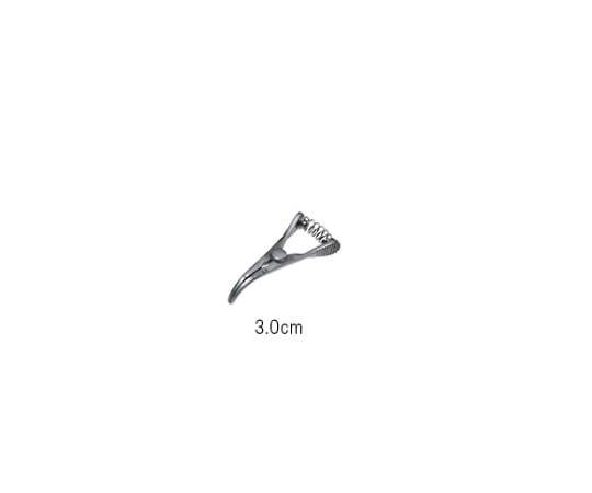 日本フリッツメディコ ブルドック血管鉗子 3.0cm 強弯 V232-1331 1個（ご注文単位1個）【直送品】