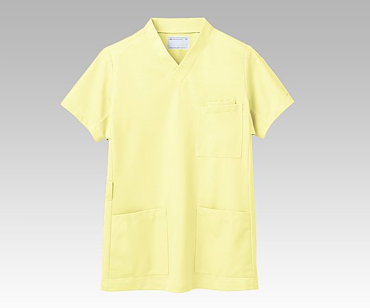 住商モンブラン スクラブ （男女兼用/右肩口スナップボタン） シトラスイエロー/3L  72-623 3L 1枚（ご注文単位1枚）【直送品】