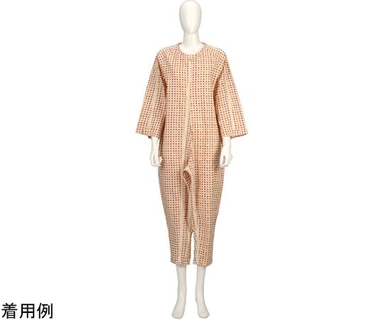 >竹虎 ソフトケアねまき スリーシーズン だいだい M 105943 1枚（ご注文単位1枚）【直送品】
