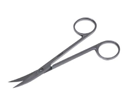 日本フリッツメディコ 形成特殊剪刀(糸切剪刀)14cm 曲 B992-034 1本(ご注文単位1本)【直送品】