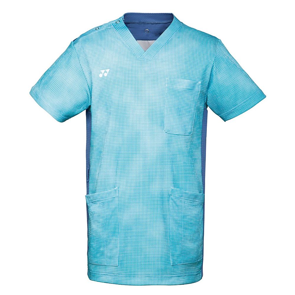 YONEX(トンボ) Mスクラブ ブルー LL(身丈74cm) CY804-76 LL 1枚(ご注文単位1枚)【直送品】
