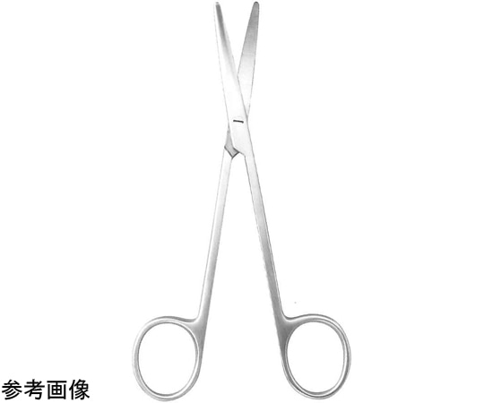 アズワン メッツェンバウム剪刀 直 18.0cm 0-020-18 1本(ご注文単位1本)【直送品】