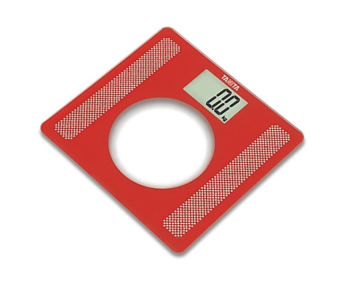 タニタ デジタルヘルスメーター レッド HD-381 1個(ご注文単位1個)【直送品】