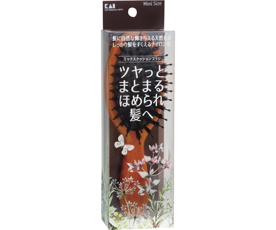 貝印 ミニミックスクッションブラシ #000KQ3160 1個（ご注文単位1個）【直送品】