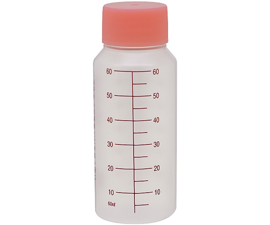 金鵄製作所 NK外用瓶 60mL ノーマルキャップ（ピンク） 赤色目盛 1箱（200本入） B0470-000PK 1箱（ご注文単位1箱）【直送品】