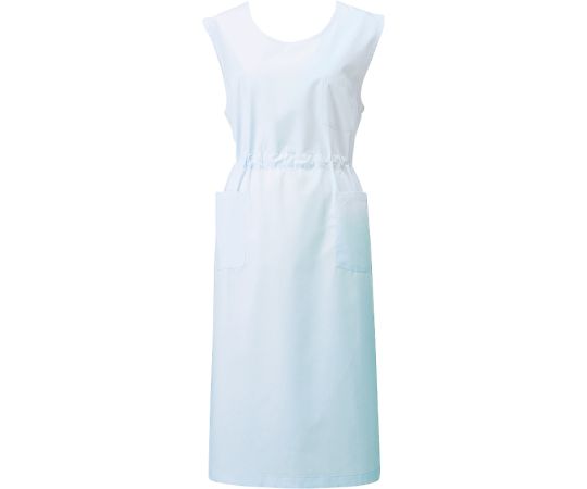 KAZEN 予防衣（袖なし） 白 4L 924-30 4L 1枚（ご注文単位1枚）【直送品】