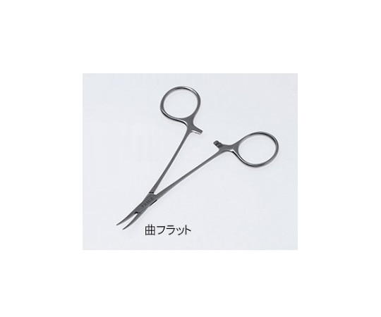 日本フリッツメディコ 止血鉗子 デリケート モスキート 11cm 曲フラット F053-0803F 1個（ご注文単位1個）【直送品】