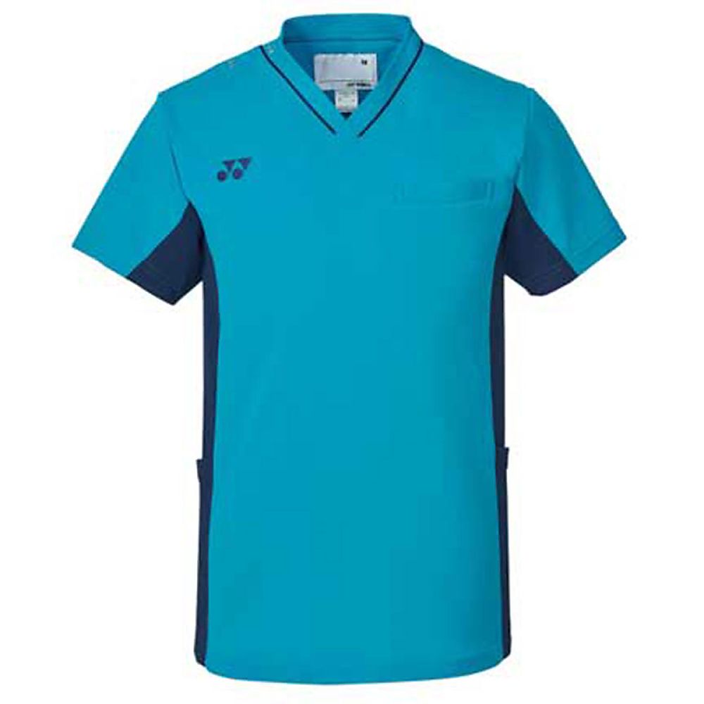 YONEX（トンボ） スクラブ ピーコックグリーン S（身丈68cm） CY800-46 S 1枚（ご注文単位1枚）【直送品】