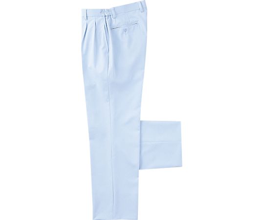 KAZEN メンズスラックス サックス S 252-21 S 1枚(ご注文単位1枚)【直送品】