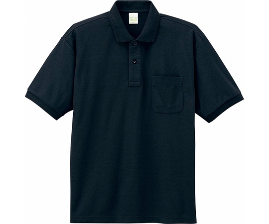 WHISEL（自重堂） 半袖ポロシャツ ブラック SS 85254 1枚（ご注文単位1枚）【直送品】