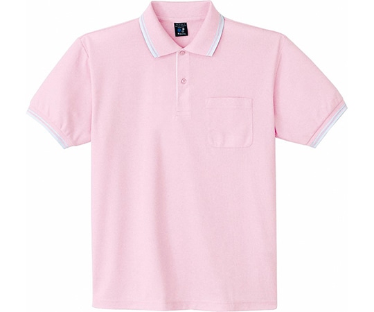 WHISEL（自重堂） 半袖ポロシャツ ピンク M 85274 1枚（ご注文単位1枚）【直送品】