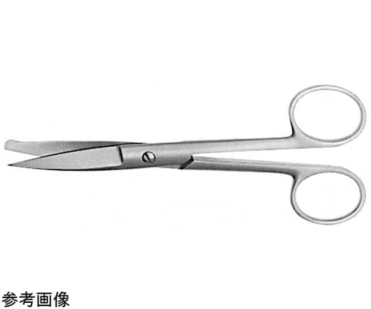 NAPOX 直剪刀 片鋭片球（解剖剪刀） 185mm B-7-185 1個（ご注文単位1個）【直送品】