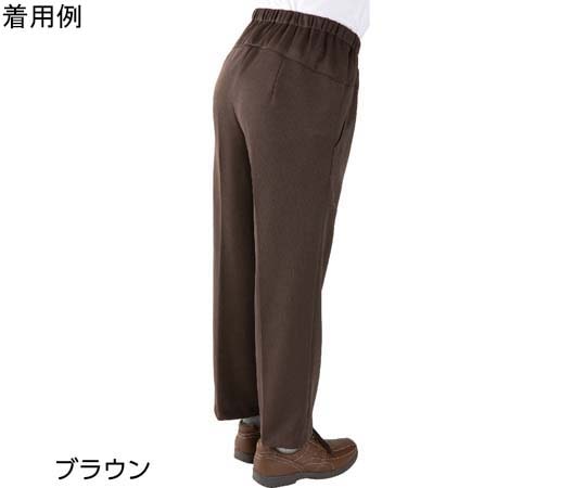 ケアファッション 紳士背中が出にくい深履きパンツ ブラウン L 97610 1個（ご注文単位1個）【直送品】