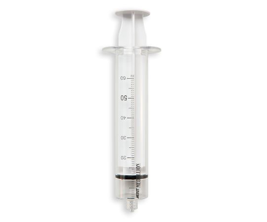 メリットメディカル メダリオンシリンジ 60mL 白 1箱(25個入) MSS160 1箱(ご注文単位1箱)【直送品】