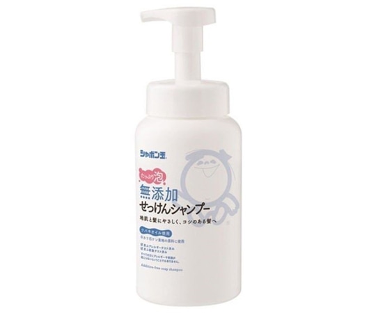 シャボン玉販売 無添加せっけんシャンプー 泡タイプ 本体 1個（520ml入）  1個（ご注文単位1個）【直送品】