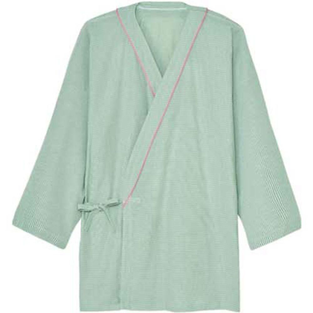 KIRAKU(トンボ) ニット患者衣 甚平 ミント S 1ケース(10枚入) CV012-40 S 1ケース(ご注文単位1ケース)【直送品】