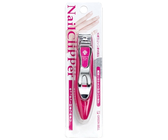 グリーンベル キャッチャー付き爪切 PSG-001 1個（ご注文単位1個）【直送品】