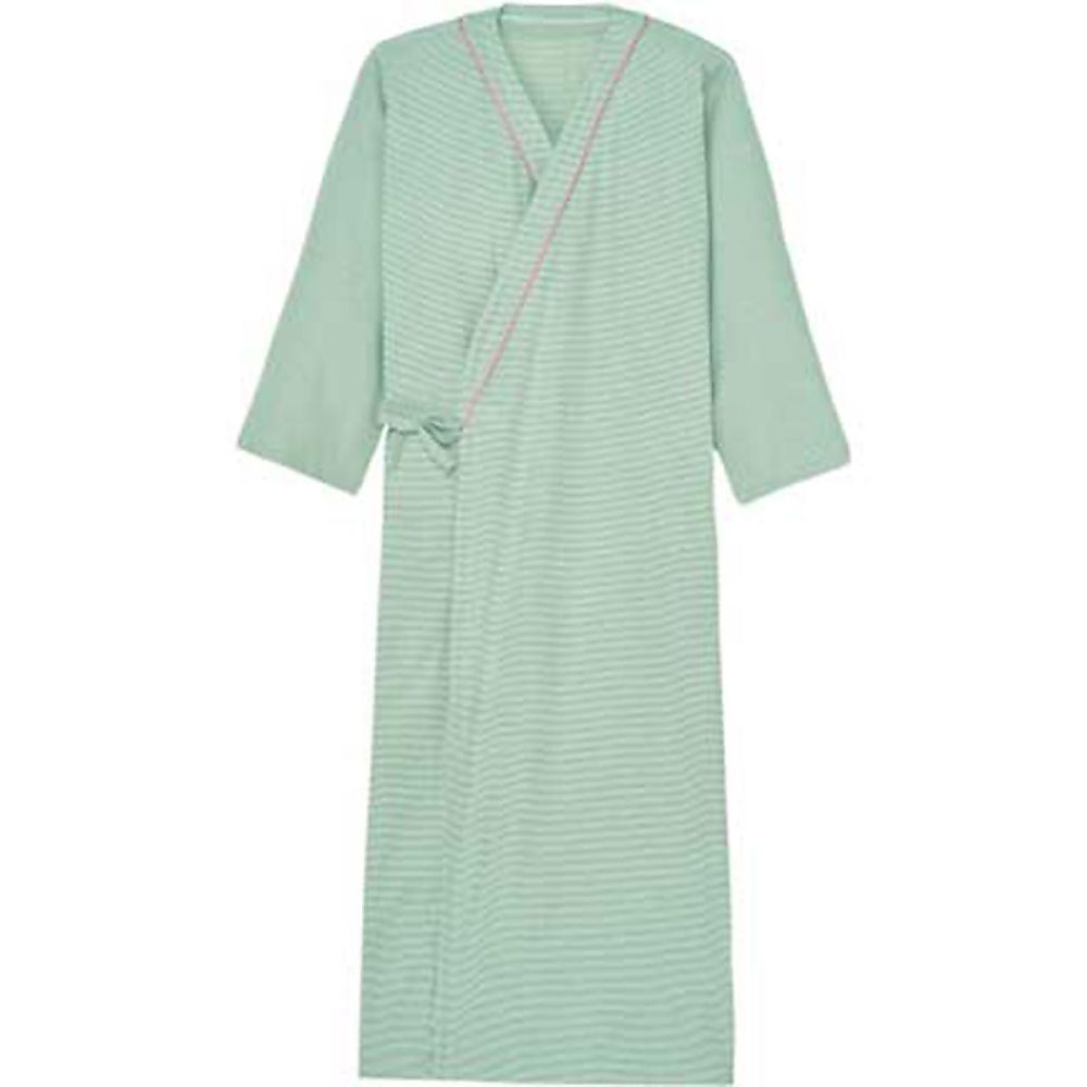 KIRAKU（トンボ） ニット患者衣 浴衣 ミント M 1ケース（10枚入） CV023-40 M 1ケース（ご注文単位1ケース）【直送品】