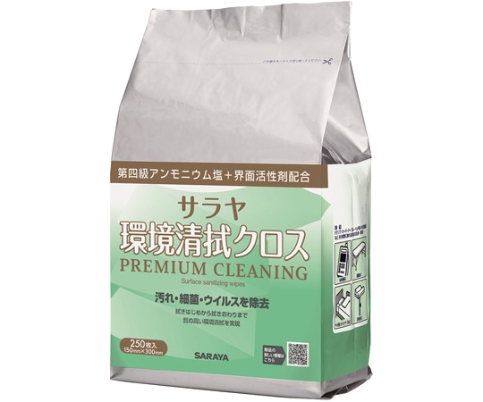 サラヤ サラヤ環境清拭クロス PREMIUM CLEANING 詰替タイプ 250枚×6個入 44175 1ケース(ご注文単位1ケース)【直送品】