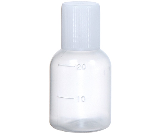 金鵄製作所 丸型瓶 20mL 白フタ 1箱(200本入) 20800-001 1箱(ご注文単位1箱)【直送品】