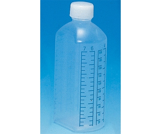 シンリョウ プリント目盛瓶 青目盛 200mL 80本入 107050 1箱(ご注文単位1箱)【直送品】