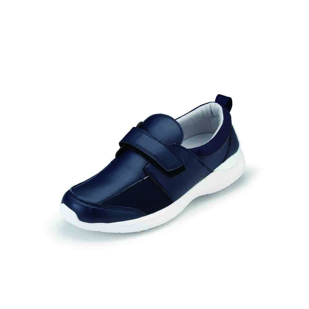 ナガイレーベン シモンシューズ ネイビー 24.5cm SN-440 1足（ご注文単位1足）【直送品】