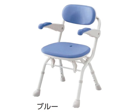 アロン化成 楽らく開閉シャワーベンチS コンパクトブルー 536-095 1個（ご注文単位1個）【直送品】