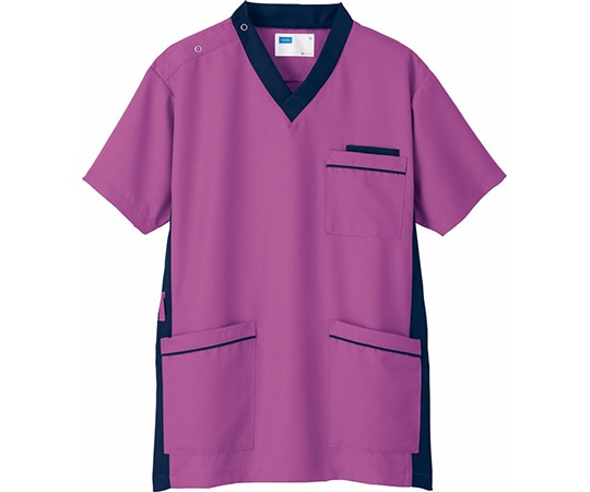 WHISEL（自重堂） 男女兼用スクラブ ラベンダー 4L WH11685 1枚（ご注文単位1枚）【直送品】