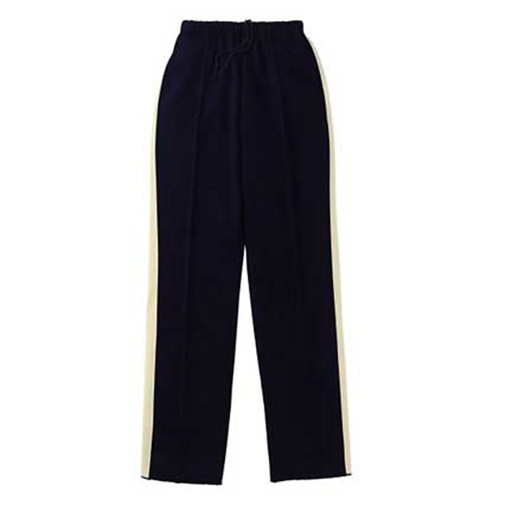 KIRAKU（トンボ） ストレートパンツ ネイビー×ベージュ 4L（股下90cm（フリー）） CR538-88 4L 1枚（ご注文単位1枚）【直送品】