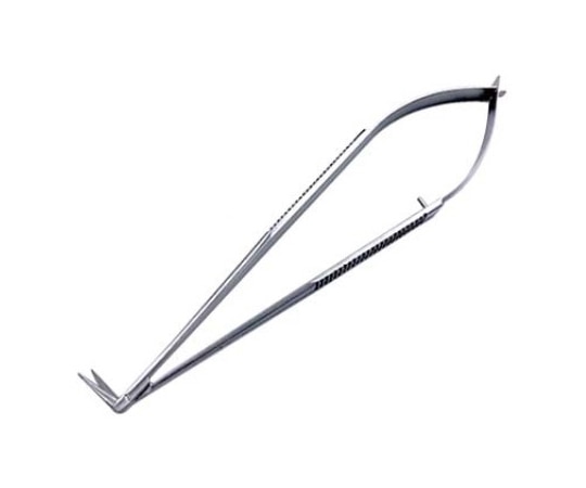 日本フリッツメディコ マイクロ剪刀 玉付 18cm 90度 B036-0108 1本(ご注文単位1本)【直送品】