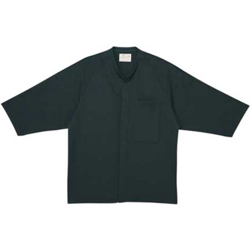 KIRAKU(トンボ) 術前術後シャツ ボトルグリーン LL(身丈72cm) CV201-49 LL 1枚(ご注文単位1枚)【直送品】
